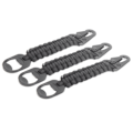 Miniatyrbillede 4 af 8: 3 stk. Multifunktionel Flaskeåbner Paracord Karabinhage Lanyard AntiSlip Udendørs Vedhæng