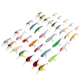 Miniatyrbillede 2 af 8: 35 stk. simuleret hård agn blandet minnow fiske lokke sæt minnow lokke til ferskvand saltvand bådfiskeri