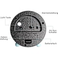 Miniatyrbild 4 av 5: 2025 Lämplig Barnväckarklocka för Pojkar och Flickor, Söt Dinosaurie Analog Väckarklocka, Tyst Icke-Tickande Quar