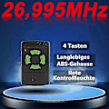 Pikkukuva 2 / 5: Autotallin oven kaukosäädin, kiinteä koodi, kopioitava 26,995 MHz HSM4 HS4 HSE4
