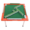 Pikkukuva 8 / 8: Mini Mahjong - Kannettava, muovinen, vakaa, kestävä, irrotettava pöytä - Matkamallinen mahjong-setti kotiin, ulkotiloihin ja matkoille