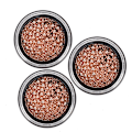 Pikkukuva 2 / 8: 3 Box Nail Art Muodikas teräspallokynsi Tee itse metalliset mikrohelmet manikyyrityökaluGZ11