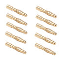 Miniatyrbilde 1 av 8: 2,0 mm Bullet Banana Connectors Rent kobber Nikkelbelagt Bullet Banana Connectors for Line Plug In