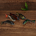 Miniatyrbillede 7 af 8: 5 stk. 10 cm Multi Sektioner Kunstig Fiske Lure Bait Havfiskeri Grej Synkende Wobblere med Krog