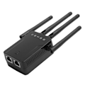 Pikkukuva 2 / 8: WIFI-langaton toistin 300M Internet-verkon signaalinvahvistin 2 Ethernet-portilla 4 antennia Musta 100-240VUS-pistoke