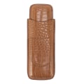 Miniatyrbild 1 av 8: Cigar Case Soft Touch Slitstarkt Bärbart Läder Cigarrhållare för Resor Utomhus