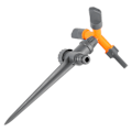 Miniatyrbillede 6 af 8: 360 graders automatisk roterende plænesprinkler Justerbar tre-armet sprinkler Havevandingssystem