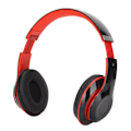 Miniatyrbilde 5 av 8: S6 HIFI Stereo Headset Bluetooth Headset Foldable Music Headset med mikrofon for mobiltelefon nettbrettRød
