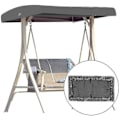 Miniatyrbillede 2 af 5: Universalt erstatningstag til gyngesofa - 2-3 personer - 191 x 120 cm beige