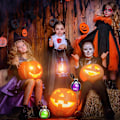 Pikkukuva 5 / 5: Halloween Tumma Taika Korkki Juomapullo Pyöreä Pallomainen Lasipullo Velho Tumma Taika Juomapullo Halloween Rekvisiittaan (Ruskea)