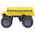 Miniatyrbillede 7 af 8: 1:43 Skala Bus Bil Model Legering Store Hjul Høj Simulation Pull Back Skolebus Legetøj Gul