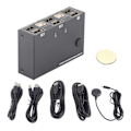 Miniatyrbilde 3 av 8: 2-porters KVM-svitsj dobbel skjerm HD Multimedia Interface 4K 30Hz for 2 datamaskiner Del USB-tastaturmusmonitor KVM-konverter