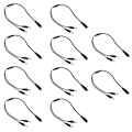 Miniatyrbillede 4 af 8: 10 stk 12V 1V2 Sikkerhedsmonitor DC Strømforsyning Splitter Adapter Connector Kabelledning