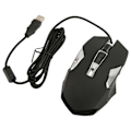 Miniatyrbillede 2 af 8: RGB Gaming Mus 7200 DPI Programmerbare Knapper Baggrundsbelysning Software Support DIY Rapid Fire Button USB Wired Game Mus Sort