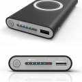 Miniatyrbild 4 av 8: DIY Power Bank- case Typ C Trådlös laddning DIY Mobile Power Box Kit för 10000 mah litiumjonbatteri grå