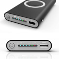 Pikkukuva 4 / 8: DIY Power Bank Case Type C Langaton lataus DIY Mobile Power Box Kit 10000mah litiumioniakulle harmaa