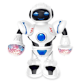 Miniatyrbilde 4 av 8: Dansende robotpuslespill pedagogisk elektrisk robotleketøy med LED-lys og musikk for barn