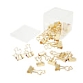 Miniatyrbillede 1 af 8: 20 stk. papirclips med stærk klemkraft, holdbart jern, lille ande-design, bred anvendelse, små binderclips, guld
