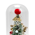 Miniatyrbillede 5 af 5: Juletræ i kuppel x mas ornamenter til soveværelse sengebord rød kugle
