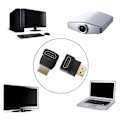 Pikkukuva 4 / 4: 6 kpl Suorakulmainen HDMI-liitin, 90 asteen ja 270 asteen HDMI-uros-naarasadapteri, Suorakulmainen nopea HDMI-adapteri, 90 astetta ja 270 astetta