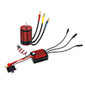 Miniatyrbilde 4 av 8: GTSKYTENRC RC-bil Børsteløs Motor ESC Børsteløs Elektronisk Fartskontrollersett for 1/14 Fjernstyrt Bil 4700KV