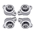 Pikkukuva 5 / 5: 4 Sinkkiseoksesta Valmistetun Kuulalaakeripesän Sarja Kp08 Automaattisella Reiän Laipalla (8Mm)