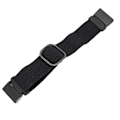 Miniatyrbillede 5 af 8: Elastisk urløkkebånd til Redmi Watch 2 Justerbart legeringsstik vævet nylon sportsurbånd sort