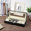 Miniatyrbild 2 av 5: Watch med 6 fack, Pu- watch Display case, organizer