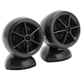 Miniatyrbilde 3 av 8: 2 stk Dome Tweeter 1200W Høyttaler Høy Følsomhet Universell for Bil Lydsystemer Svart