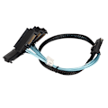 Pikkukuva 5 / 8: Mini SAS SFF 8087 - 8482 4 Serial ATA -liitäntäsovittimen kaapeli Power muuntimen johto 0,5 metriä / 1,6 jalkaa