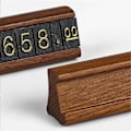 Miniatyrbild 4 av 5: 10 Set/Box Mini Trä Kombinerad Siffer Pris Kub Tag Smycken Justerbar Nummer Prissättningsetikett Skylt H