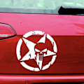 Miniatyrbillede 2 af 4: Punisher Skull Bilsticker Pakke - Sort, 13*13cm
