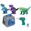 Miniatyrbillede 1 af 8: Adskil Dinosaur Legetøj Børn Dinosaur Bygning Konstruktionssæt Læringslegetøj med Elektrisk Boremaskine