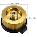 Miniatyrbilde 2 av 4: Camping Komfyr Gassflaske Kobling Overføringsadapter Gassdyser Gassflaske Adapter for Campingbrenner