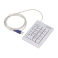 Miniatyrbilde 7 av 8: Mekanisk numerisk numerisk 18 taster Lineær handlingsbryter USB-port Sprutsikker antiskli-pads USB numerisk for kontorbankdisk