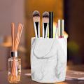Miniatyrbillede 2 af 8: Marmorering Kosmetisk Makeup Oraganizer Opbevaringsboks Hjem Resin Makeup Etui Udvidelsesholder (Stor)