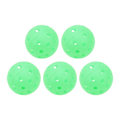 Miniatyrbillede 1 af 8: 5 stk. Pickleball-bolde 40 huller Lysende 74mm Sports Pickleballs til udendørsbane Grøn