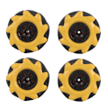 Pikkukuva 1 / 8: Mecanum Wheel Smart Robot Auton osien tarvikkeet OmniDirectional DIY -lelukomponentit 48mm (2 paria)