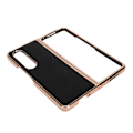 Miniatyrbild 4 av 8: Vikbart phone case för Samsung Galaxy Z Fold 4 Nano Elektropläterat Läder Stjärnmönster Anti-skrapa Telefon Case Svart