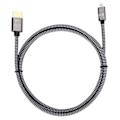 Miniatyrbillede 1 af 8: Micro HDMI til HDMI HD videokabel flettet net computerforbindelsestilbehør 1,5 meter