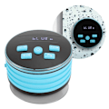 Miniatyrbild 5 av 8: Duschrum IPX7 Bluetooth-högtalare Bärbar FM-subwoofer med andningsljus Sugkopp