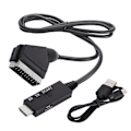 Pikkukuva 4 / 5: Adapterikaapeli Alhainen Virrankulutus USB-virtajohdolla - Yhteensopiva Scart Audio Video -adapterin kanssa Plug and Play-B15
