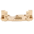 Miniatyrbilde 8 av 8: RC-bil Messing Front Servo Stand Mount Vinsch Hjul Tilbehør Passer til TRX4 1/10 RC Crawler