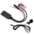 Miniatyrbild 5 av 8: Bluetooth-modul för bil AUXIN-kabel Trådlös mikrofonadapter Ersättning för A3 A4 A6 A8 TT R8 RNSE 32Pin DC12V
