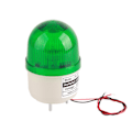 Miniatyrbillede 2 af 8: 1 stk. AC 220V 15W LED Blitz Stroboskop Advarselslampe Industriel Værktøjsmaskine Grøn