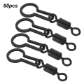 Miniatyrbilde 3 av 8: 60 stk 2,8 cm/1,1 tommer karpefiskesvinger for tilkobling av PVA-nettingsveske Fisketilbehør Terminalutstyr