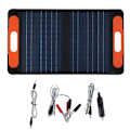Miniatyrbilde 1 av 5: Solcellepanel Bærbar Sammenleggbar Veske USB-utgang Solcellelader