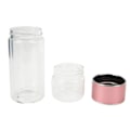 Miniatyrbillede 5 af 8: Dobbelt vægget glas vandflaske te og vand separation multifunktionel bærbar glas te flaske til hjemmet kontor