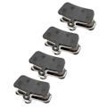 Miniatyrbilde 7 av 8: 4 stk/sett harpiks bremseklosser semimetall varmebestandig sykkel skive bremseklosser erstatning for terrengsykkel MS02F