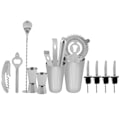 Miniatyrbillede 3 af 8: 14 stk. rustfrit cocktail shaker mixer drikker drikkeværktøj bar gave (600, 450 ml)